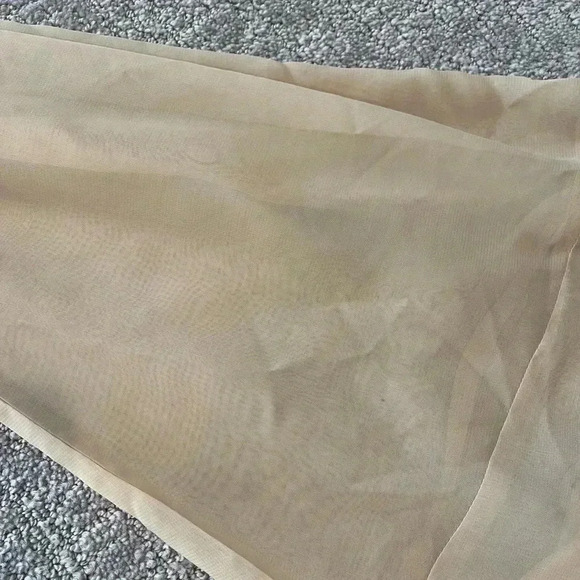 SNDY’S Coco Mini Dress From Revolve, Color Sand, Size US 4, Sheer With Slip - Picture 16 of 16